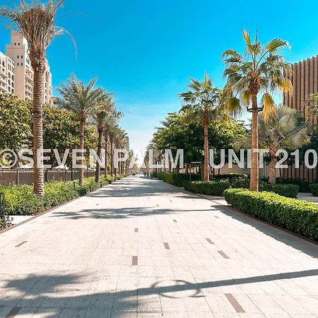 Luxus-Studio Mit Private Beach In Top-Lage, Meerblick & Infinity Pool! Dubai Exterior foto