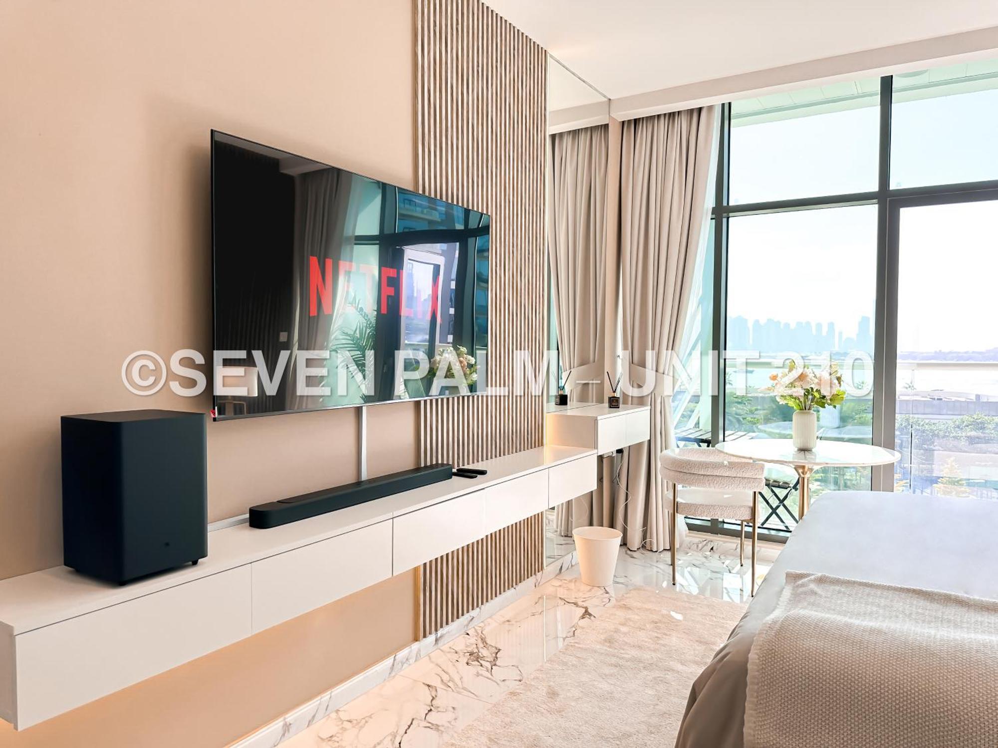 Luxus-Studio Mit Private Beach In Top-Lage, Meerblick & Infinity Pool! Dubai Exterior foto